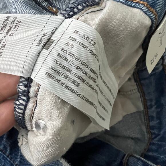 Abercrombie & Fitch The Mom Short High Rise Shorts Size 22 Beachy Vacation - Picture 13 of 13